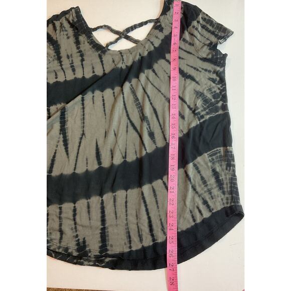 Calvin Klein Women’s T-shirt Short Sleeve Stretch Performance XL Tie Dye - Picture 4 of 5